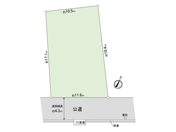 柏市根戸 土地 区画図 柏市根戸 土地 区画図