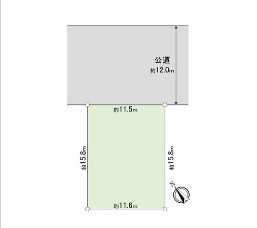 野田市五木新町 土地 区画図 区画図