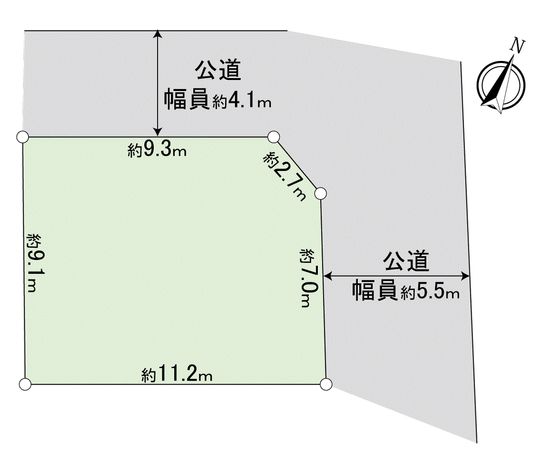 柏市東3丁目 土地 区画図 柏市東3丁目 土地 区画図