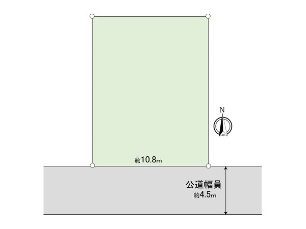 流山市若葉台 土地 区画図 流山市若葉台 土地 区画図