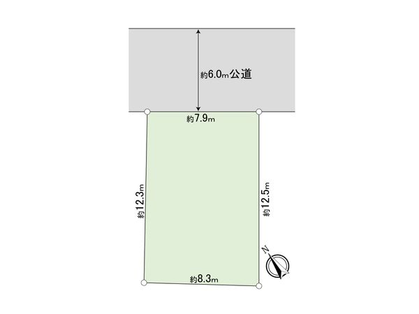 柏市花野井 1区画 区画図 区画図