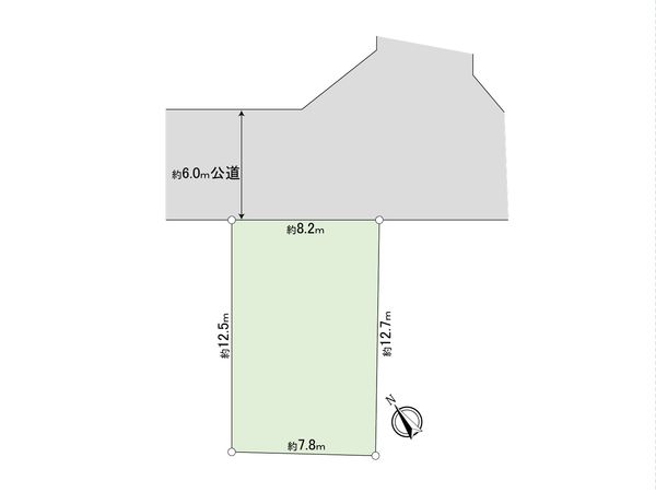 柏市花野井 2区画 区画図 区画図