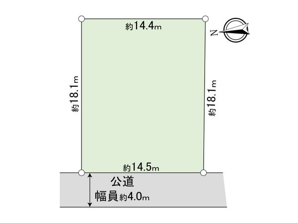 流山市江戸川台東3丁目 土地 区画図 流山市江戸川台東3丁目 土地 区画図