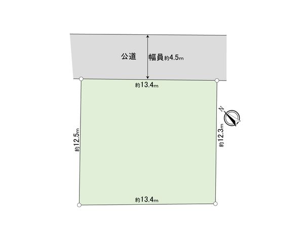 柏市常盤台 土地 区画図 柏市常盤台 土地 区画図