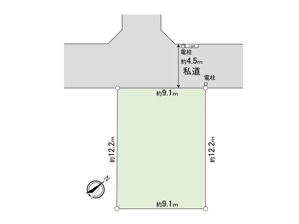 柏市中原1丁目 土地 区画図 柏市中原1丁目 土地 区画図