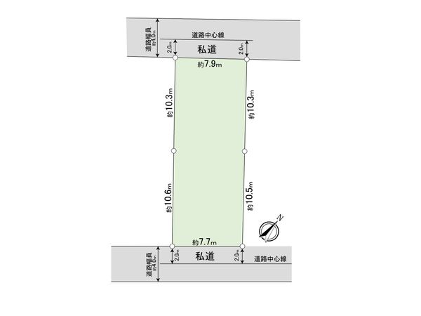 柏市しいの木台4丁目 土地 区画図