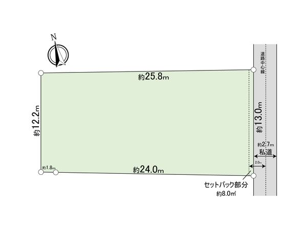 柏市あけぼの4丁目 土地 区画図 柏市あけぼの4丁目 土地 区画図