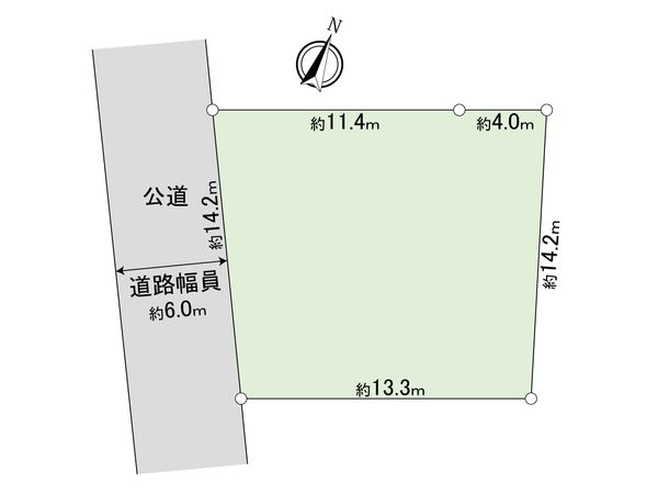 柏市つくしが丘3丁目 土地 区画図 柏市つくしが丘3丁目 土地 区画図