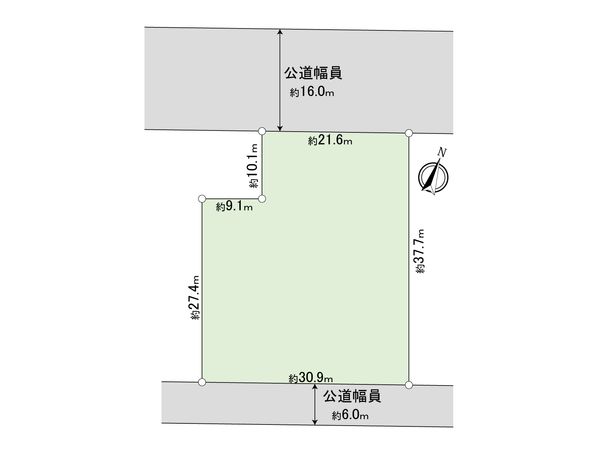 流山市後平井 土地 区画図 流山市後平井 土地 区画図