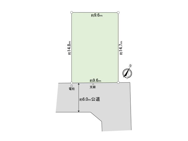 柏市つくしが丘5丁目 土地 区画図 柏市つくしが丘5丁目 土地 区画図