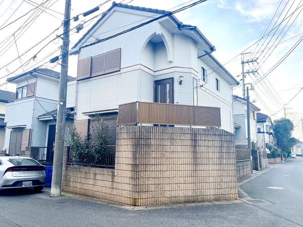 柏市松ケ崎 土地 前面道路含む外観 柏市松ケ崎 土地 前面道路含む外観