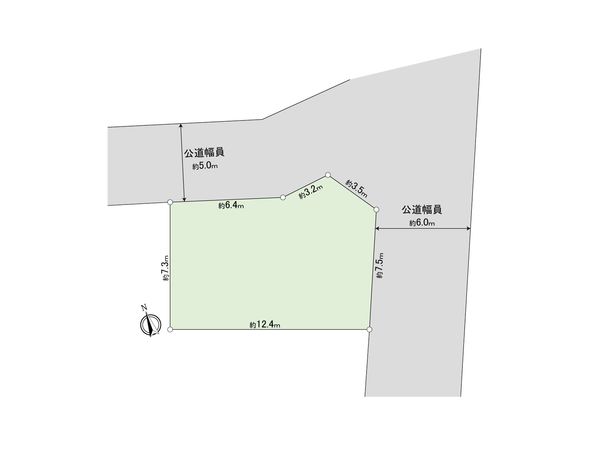 柏市松ケ崎 土地 区画図 柏市松ケ崎 土地 区画図