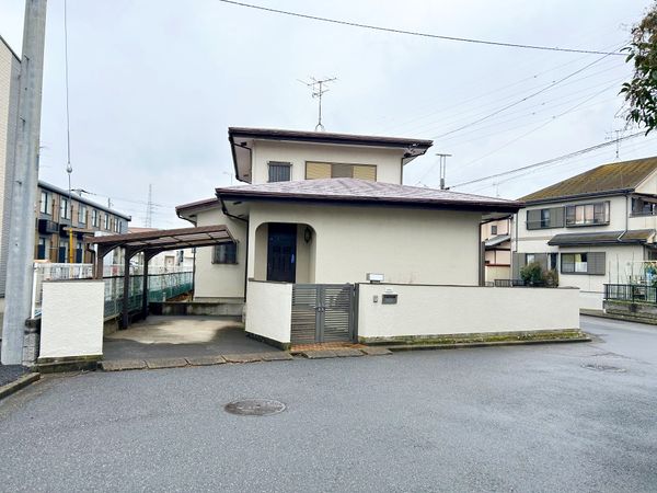 野田市桜木 戸建 前面道路含む外観 野田市桜木 戸建 前面道路含む外観