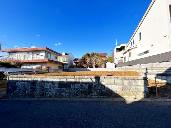 柏市つくしが丘2丁目 土地 前面道路含む外観 柏市つくしが丘2丁目 土地 前面道路含む外観