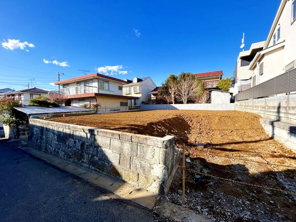 柏市つくしが丘2丁目 土地 前面道路含む外観 柏市つくしが丘2丁目 土地 前面道路含む外観