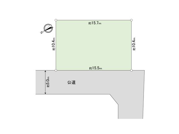 柏市西原2丁目 土地 区画図