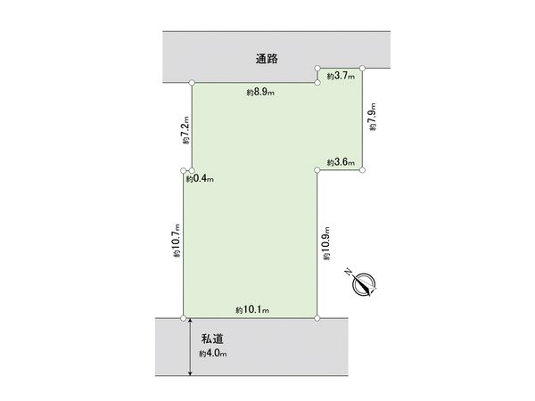 柏市常盤台 土地 区画図 柏市常盤台 土地 区画図