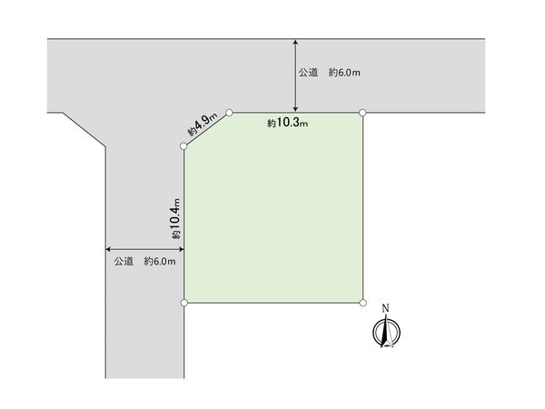 野田市岩名1丁目 土地 区画図 野田市岩名1丁目 土地 区画図