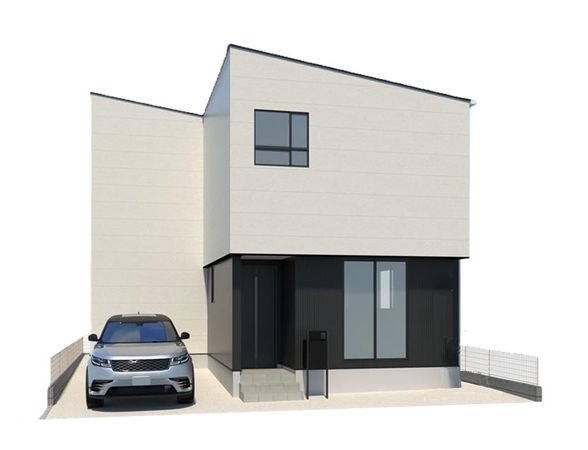 柏市豊町2丁目 新築戸建 外観パース図 柏市豊町2丁目 新築戸建 外観パース図