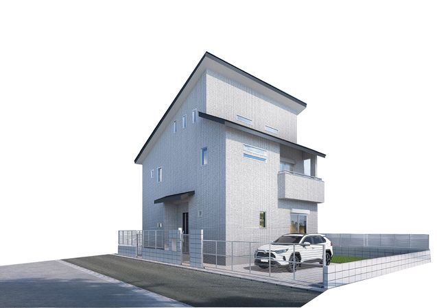 流山市江戸川台西2丁目 新築戸建 外観パース図