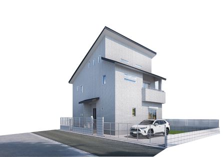 流山市江戸川台西2丁目 新築戸建 外観パース図