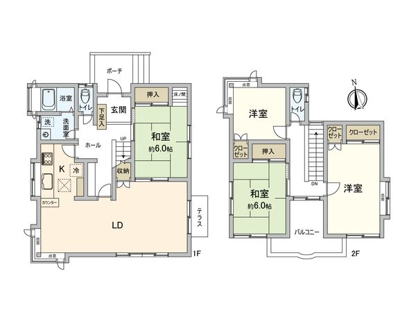柏市花野井 戸建 間取図(平面図) 間取図(平面図)