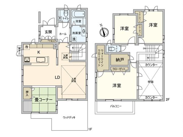 柏市しいの木台4丁目 戸建 間取図(平面図) 柏市しいの木台4丁目 戸建 間取図(平面図)