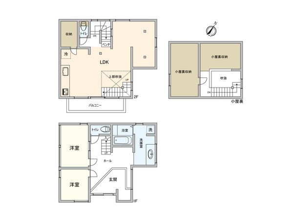 柏市西柏台2丁目 戸建 間取図(平面図) 柏市西柏台2丁目 戸建 間取図(平面図)