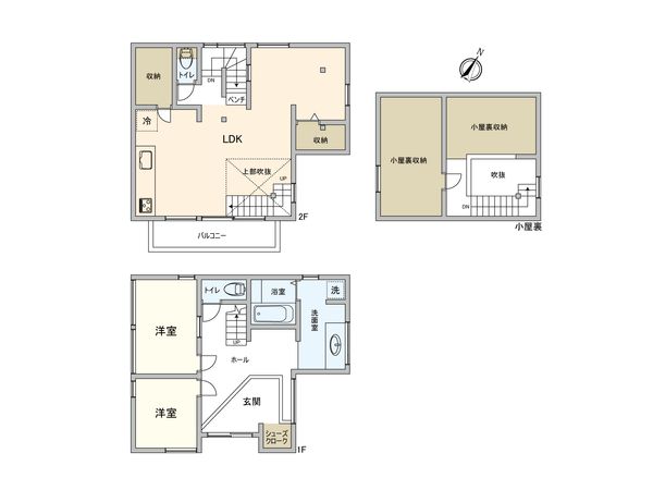 柏市西柏台2丁目 戸建 間取図(平面図) 柏市西柏台2丁目 戸建 間取図(平面図)
