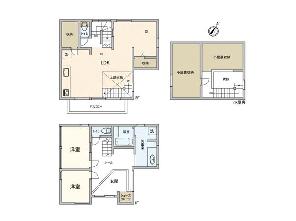 柏市西柏台2丁目 戸建 間取図(平面図) 柏市西柏台2丁目 戸建 間取図(平面図)