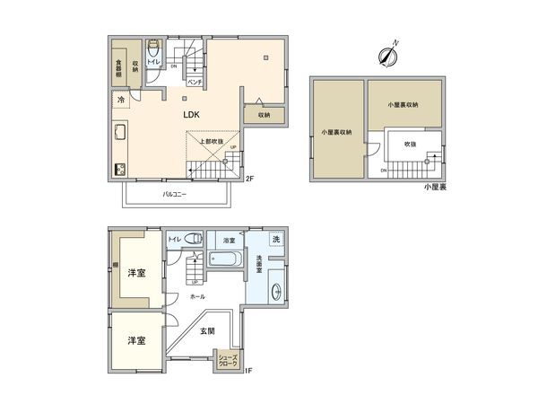 柏市西柏台2丁目 戸建 間取図(平面図) 柏市西柏台2丁目 戸建 間取図(平面図)
