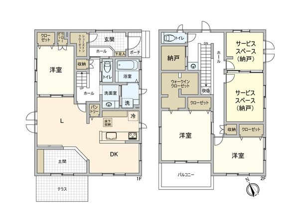 柏市花野井 戸建 間取図(平面図) 柏市花野井 戸建 間取図(平面図)