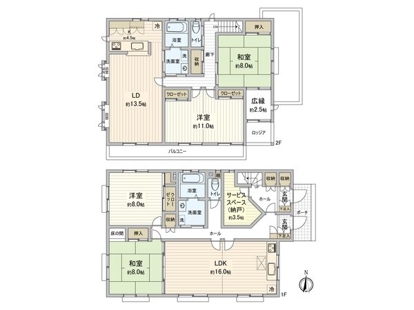 流山市美田 戸建 間取図(平面図) 流山市美田 戸建 間取図(平面図)