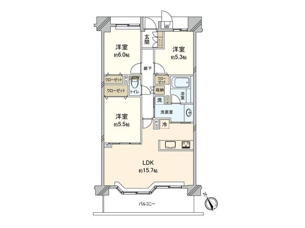 間取図(平面図)