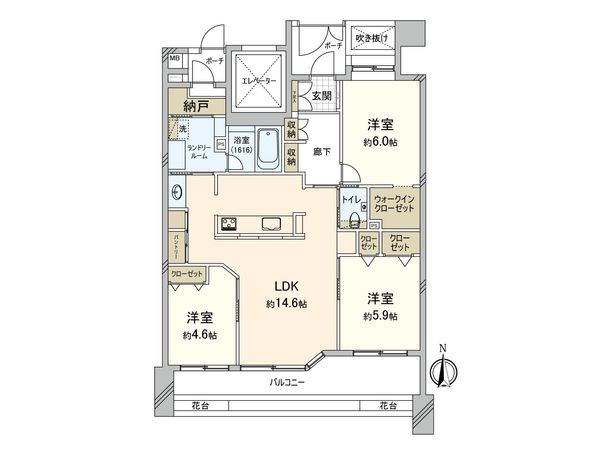 間取図(平面図)