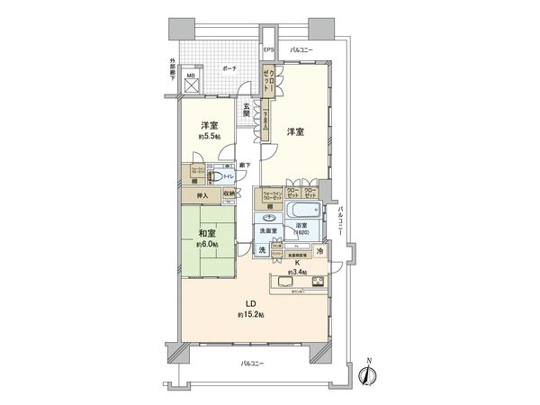 ザフォレストレジデンスブライトリーフ 間取図(平面図) ザフォレストレジデンスブライトリーフ 間取図(平面図)