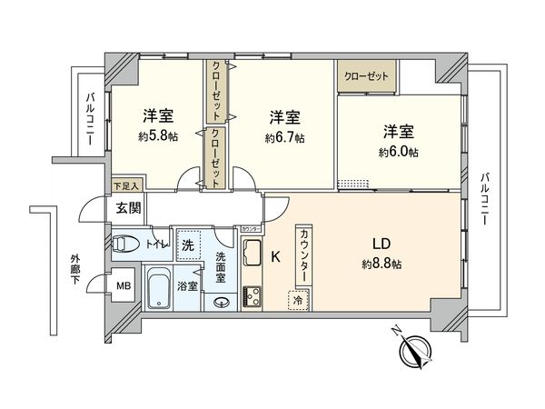 間取図(平面図)