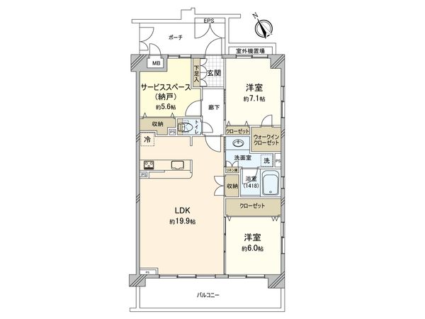 アリュージュ柏桜台ユニーブル 間取図(平面図) アリュージュ柏桜台ユニーブル 間取図(平面図)