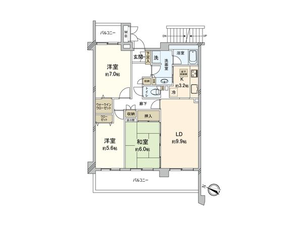 北柏パークハウス 間取図(平面図) 北柏パークハウス 間取図(平面図)