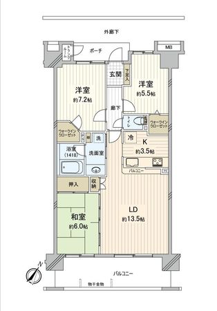 間取図(平面図)