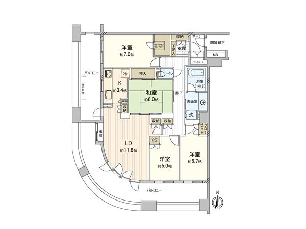 間取図(平面図)
