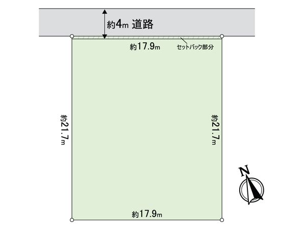 松戸市胡録台 土地 区画図 区画図