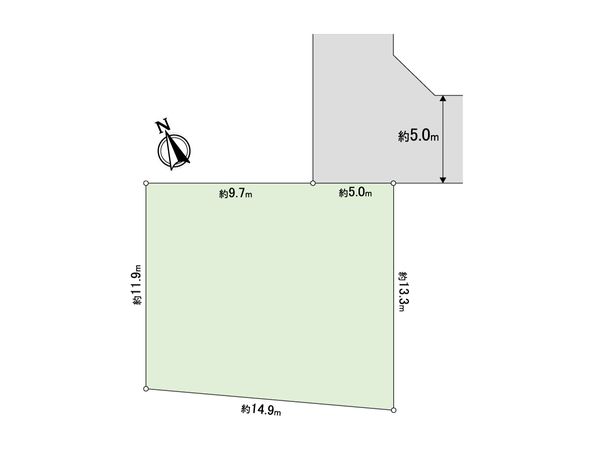 松戸市栄町西1丁目 土地 区画図 区画図