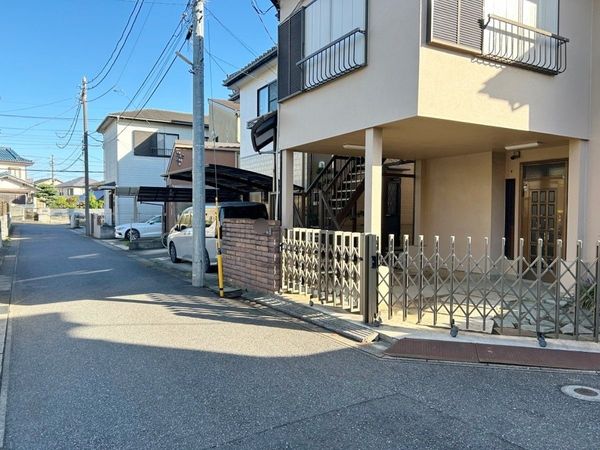 松戸市河原塚土地 前面道路含む外観 前面道路含む外観