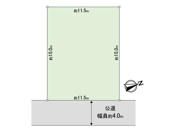 松戸市河原塚 土地 区画図 区画図