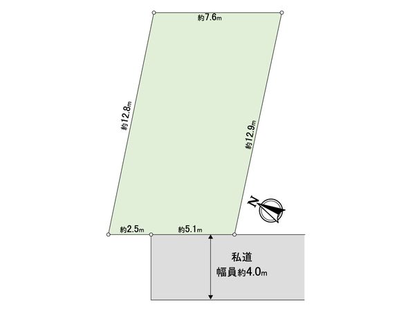松戸市栗ケ沢 土地 区画図 松戸市栗ケ沢 土地 区画図