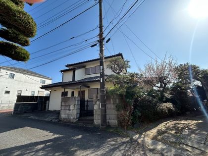 松戸市松戸新田 土地 前面道路含む外観