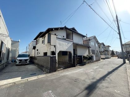 松戸市胡録台 土地 前面道路含む外観