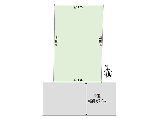 松戸市上本郷 土地 区画図 松戸市上本郷 土地 区画図
