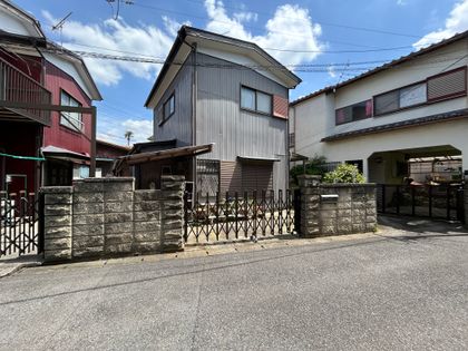 松戸市和名ケ谷 土地 前面道路含む外観